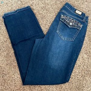Embroidered design jeans